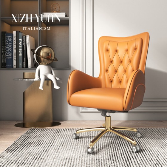 轻奢书房椅办公椅直播椅老板椅升降化妆转椅衣帽间电脑椅家用舒适